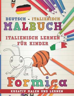 Malbuch Deutsch - Italienisch I Italienisch Lernen F