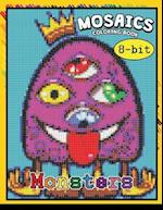 Monster 8-&#3642;bit Mosaics Coloring Book