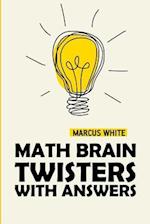 Math Brain Twisters With Answers: Rectslider Puzzles 