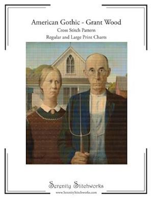 American Gothic Cross Stitch Pattern - Grant Wood