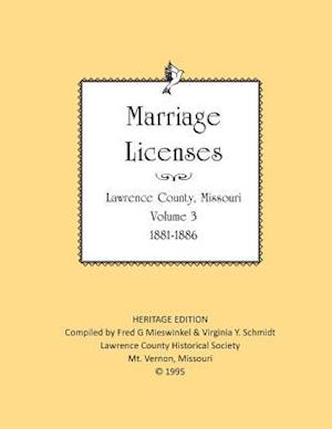 Lawrence County Marriages 1881-1886