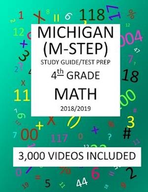 4th Grade MICHIGAN M-STEP, 2019 MATH, Test Prep