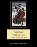 Carolers: Vintage Art Cross Stitch Pattern 