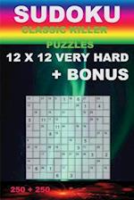 Sudoku - Classic Killer Puzzles 12 X 12 Very Hard + Bonus