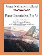 Piano Concerto in Ab: "New York Tour" Full Score and Individual Parts 