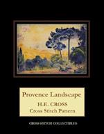 Provence Landscape: H.E. Cross cross stitch pattern 