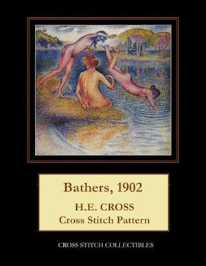 Bathers, 1902: H.E. Cross cross stitch pattern