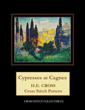 Cypresses at Cagnes: H.E. Cross cross stitch pattern