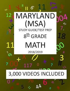 8th Grade MARYLAND MSA, 2019 MATH, Test Prep