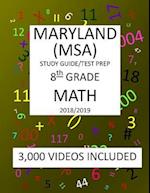 8th Grade MARYLAND MSA, 2019 MATH, Test Prep