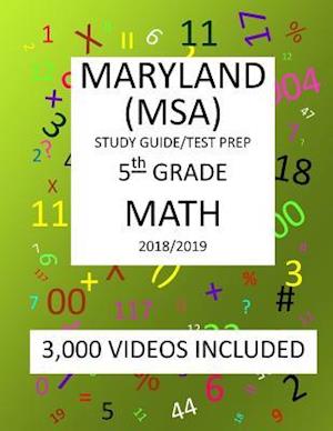 5th Grade MARYLAND MSA, 2019 MATH, Test Prep