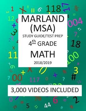 4th Grade MARYLAND MSA, 2019 MATH, Test Prep