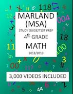 4th Grade MARYLAND MSA, 2019 MATH, Test Prep