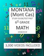 6th Grade MONTANA Mont Cas, 2019 MATH, Test Prep
