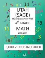 4th Grade UTAH SAGE, 2019 MATH, Test Prep