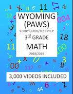 3rd Grade WYOMING PAWS, 2019 MATH, Test Prep
