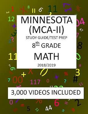 8th Grade MINNESOTA MCA-II, 2019 MATH, Test Prep