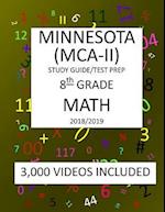 8th Grade MINNESOTA MCA-II, 2019 MATH, Test Prep