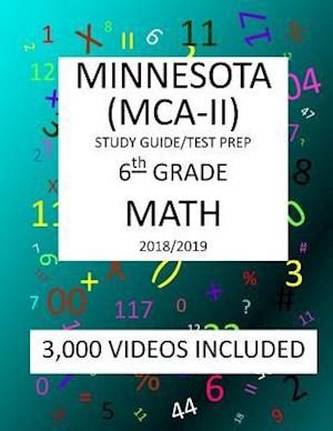 6th Grade MINNESOTA MCA-II, 2019 MATH, Test Prep