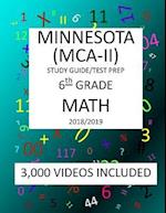 6th Grade MINNESOTA MCA-II, 2019 MATH, Test Prep