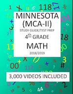 4th Grade MINNESOTA MCA-II, 2019 MATH, Test Prep