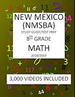 8th Grade NEW MEXICO NMSBA, 2019 MATH, Test Prep
