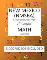 7th Grade NEW MEXICO NMSBA, 2019 MATH, Test Prep