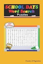 School Days Word Search Puzzles