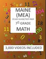 7th Grade MAINE MEA TEST, 2019 MATH, Test Prep