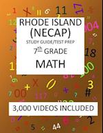 7th Grade RHODE ISLAND NECAP TEST, 2019 MATH, Test Prep