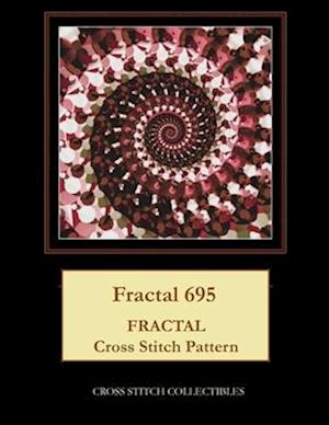 Fractal 695: Fractal Cross Stitch Pattern