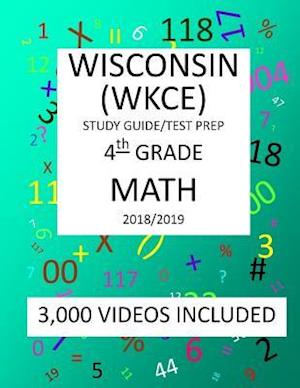 4TH Grade WISCONSIN WKCE, 2019 MATH, Test Prep/ Study Guide