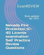 Nevada Fire Protection (C-41) License examination Self Practice Review Questions