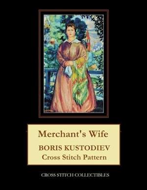 Merchant's Wife: Boris Kustodiev Cross Stitch Pattern