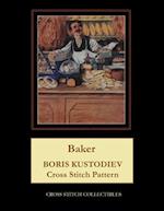 Baker: Boris Kustodiev Cross Stitch Pattern 
