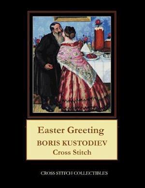 Easter Greeting: Boris Kustodiev Cross Stitch Pattern