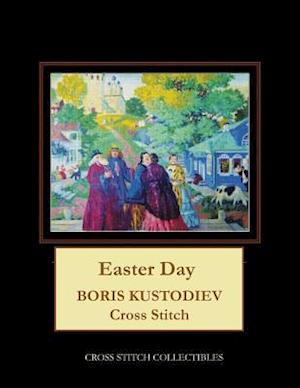 Easter Day: Boris Kustodiev Cross Stitch Pattern