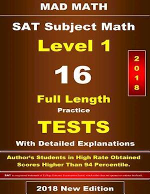 2018 SAT Subject Math Level-I 16 Tests