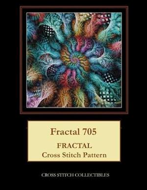 Fractal 705: Fractal Cross Stitch Pattern