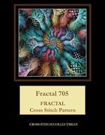 Fractal 705: Fractal Cross Stitch Pattern 