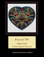 Fractal 709: Fractal Cross Stitch Pattern 