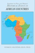 Snapshot of Past and Present Historical Events in African Countries