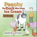 Peachy the Duck Who Loves Ice Cream