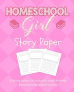 Homeschool Girl Story Paper