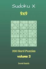 Sudoku X - 200 Hard Puzzles Vol.3