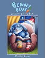 Benny Blue Grayscale Coloring Book