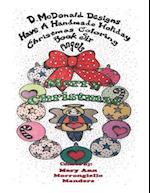 D.McDonald Designs Have a Handmade Holiday Christmas Coloring Book Six Angels