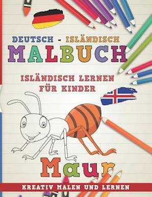 Malbuch Deutsch - Isl