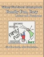 Whimsy Word Search, Family Fun, Easy, Letters and Pictograms