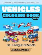 Vehicles Coloring Book